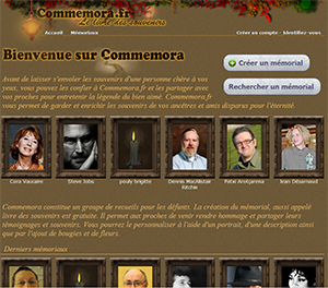Commemora.fr Website