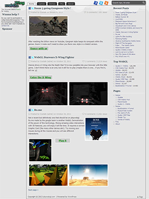 PlaywebGL.com Website